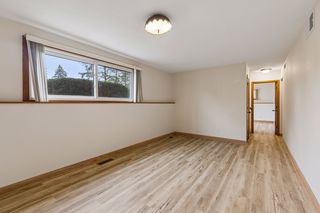 Lower level family-room with beautiful new flooring
