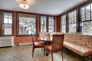 The Main Floor Sunroom is an ideal space for Informal Dining...