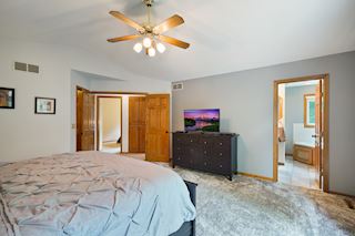 Master Bedroom with French Doors