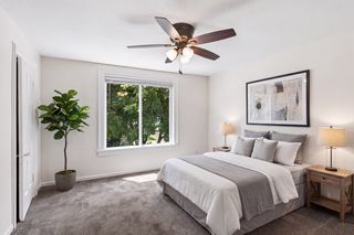 Virtually staged front bedroom