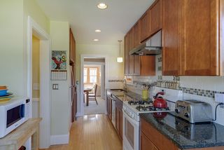 Plenty of counter for food prep - gas stove. 