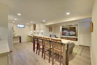 Lower level family room- perfect gathering spot for the big game!