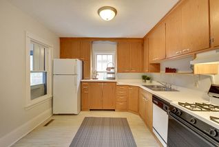 Kitchen with plenty of counter space - room to add a table/chairs or a kitchen island.