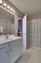 Upper level full bathroom - simple, stylish and bright