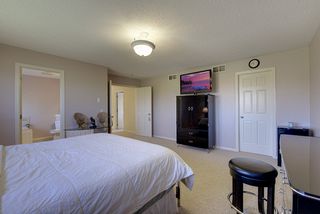Master bedroom with double door