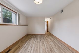 Lower level family-room with beautiful new flooring