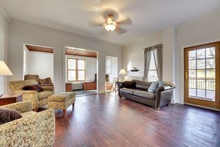 Living Room Has Refinished Wood Floors, Fresh Paint And a Ton Of Natural Light
