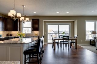 Informal dining and center island