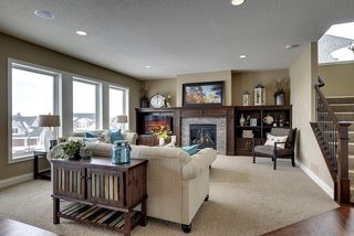 Great room with slate fireplace