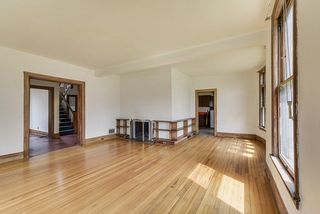 Another view of the Living Room with Wood Burning Fireplace...