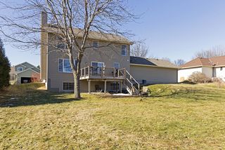 Paver patio, custom built deck are just a couple of great features this home offers