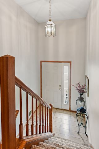 Spacious and bright front entry way.