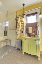 WOW! Don't miss the FABULOUS Master Bathroom with Copper Vessel Sink & Walk-In Shower! 