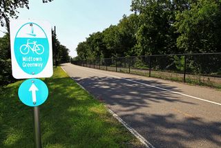 The Midtown Greenway is just outside your door! 