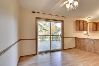 Room for bar stool seating at counter in kitchen area. 