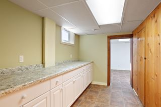 Storage/Shop area with cedar closet