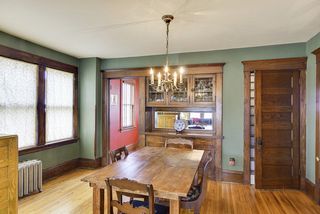 Large dining room with beautiful built in