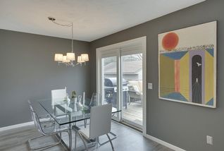 Dining inside, or step out onto the inviting deck...