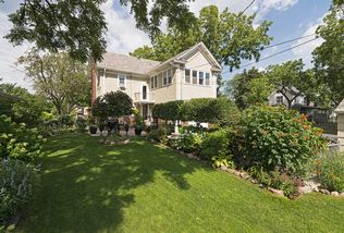Back View of the Home with Gradens...
