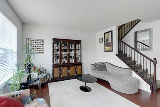 This family/great room is off the kitchen