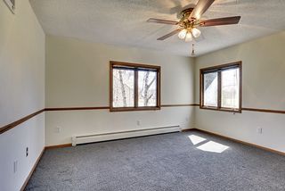 Ceiling fan and trim accents.