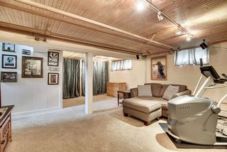 The Finished Lower Level Family Room offers plenty of additional space! 