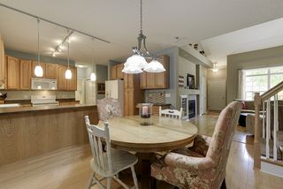 Add bar stools at the breakfast bar in the kitchen for more informal eating...