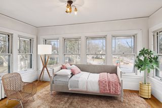 virtually staged upper sunroom