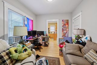 View of Living room in Apt. 1
Features Hardwood floors and Thermal Pane Windows throughout.