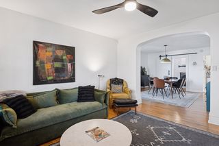 Open main floor living and dining space