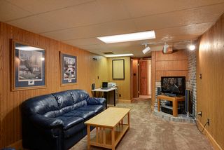 Relax with family and friends in lower level family room