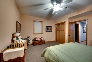 Lower Guest Bedroom has a large closet and egress window for fire exit.