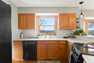 Sunny kitchen window