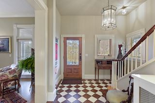 Entryway invites you into the warmth and sunshine that washes throughout the home