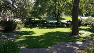 In-ground sprinkler system keeps it all green!  (Seller photo)
