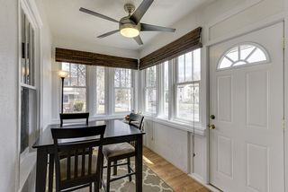 front entry porch with new flooring
