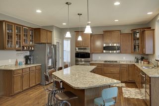 ample counter top space everywhere in the well appointed kitchen