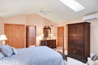 Master bedroom with two spacious closets...