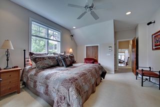 Additional storage built into dormers, ceiling fans to distribute those lake breezes.