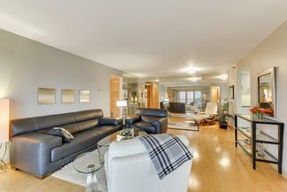 Large Living Room with Hardwood Floors