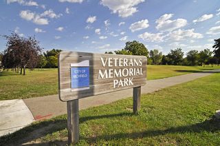 Enjoy having Veterans Memorial Park in your back yard...