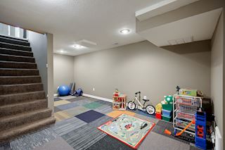 Lower level rec room