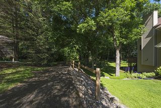Walking trail aligns the property