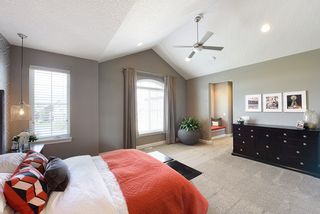 Open and spacious master suite - note window seat in entry hall...