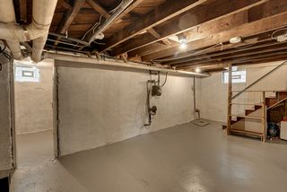 Ample basement storage space