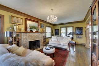 Another view of the Gracious Living Room & Fireplace...