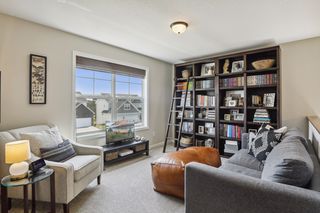 The loft is a good area to be used as a library, a media room
 or as additional conversation space.