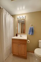 Lovely full bath on lower level