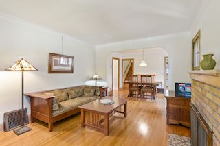 Living room, looking toward dining room