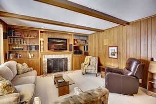 Large living space off of the kitchen